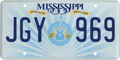 MS license plate JGY969