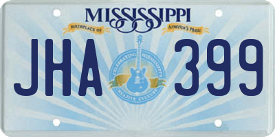 MS license plate JHA399