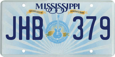 MS license plate JHB379