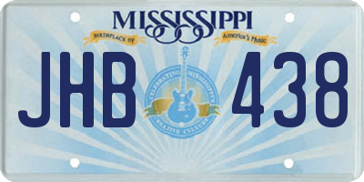 MS license plate JHB438