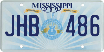 MS license plate JHB486
