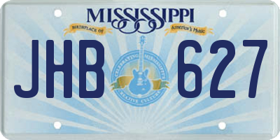 MS license plate JHB627