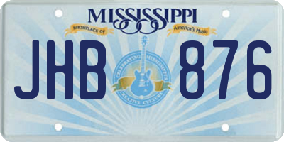 MS license plate JHB876