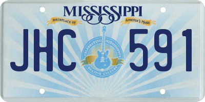 MS license plate JHC591