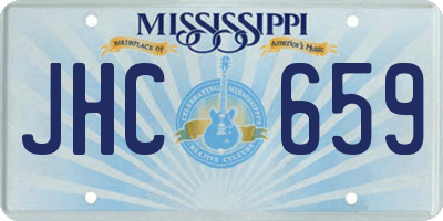 MS license plate JHC659