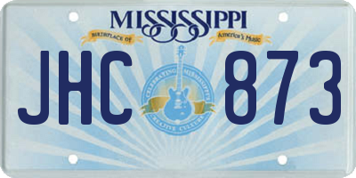 MS license plate JHC873