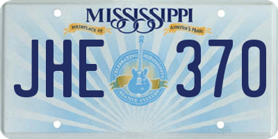 MS license plate JHE370
