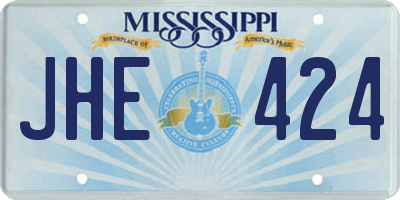 MS license plate JHE424