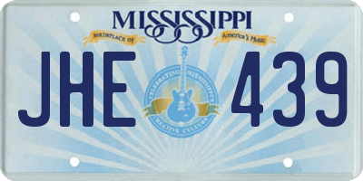 MS license plate JHE439
