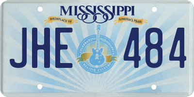 MS license plate JHE484