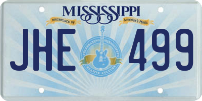 MS license plate JHE499