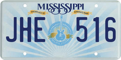 MS license plate JHE516
