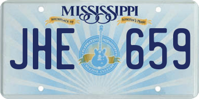 MS license plate JHE659
