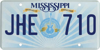 MS license plate JHE710