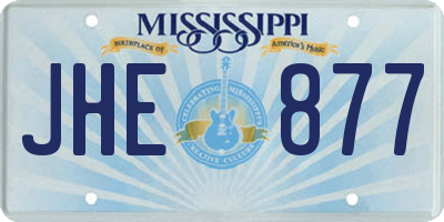 MS license plate JHE877