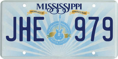 MS license plate JHE979