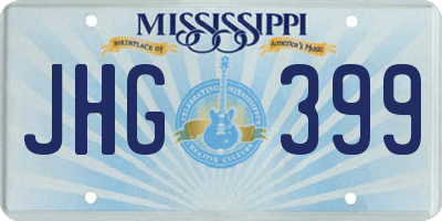 MS license plate JHG399