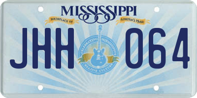 MS license plate JHH064