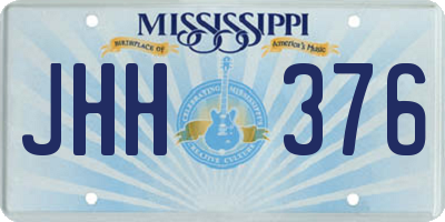 MS license plate JHH376