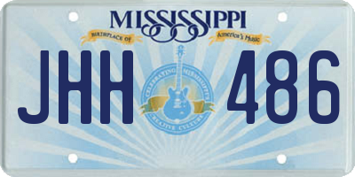 MS license plate JHH486