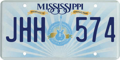 MS license plate JHH574