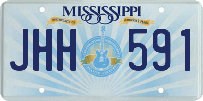 MS license plate JHH591