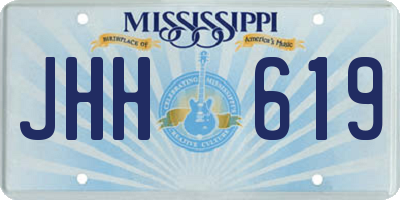 MS license plate JHH619