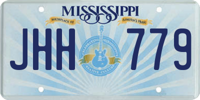 MS license plate JHH779