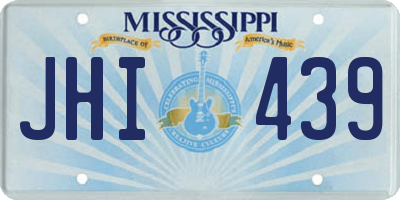 MS license plate JHI439