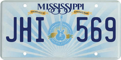 MS license plate JHI569