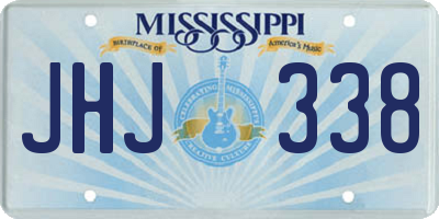 MS license plate JHJ338