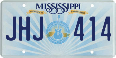 MS license plate JHJ414