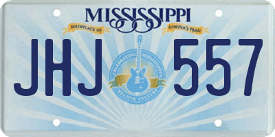 MS license plate JHJ557