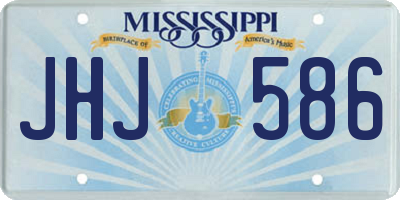 MS license plate JHJ586