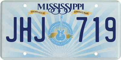 MS license plate JHJ719