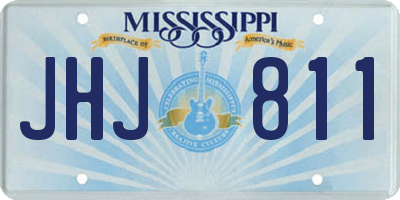 MS license plate JHJ811
