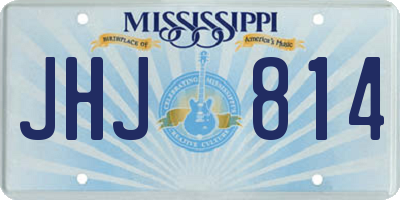 MS license plate JHJ814