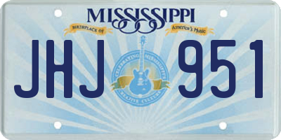 MS license plate JHJ951