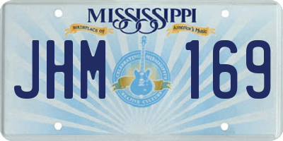 MS license plate JHM169