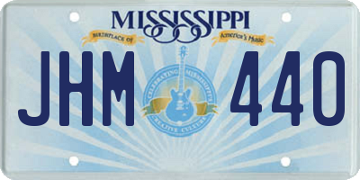 MS license plate JHM440