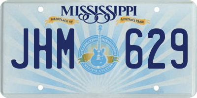 MS license plate JHM629