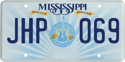 MS license plate JHP069