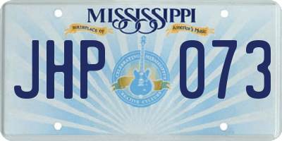 MS license plate JHP073