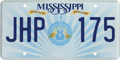 MS license plate JHP175