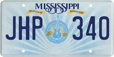 MS license plate JHP340