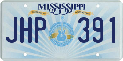 MS license plate JHP391