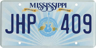 MS license plate JHP409