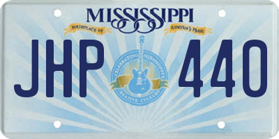MS license plate JHP440