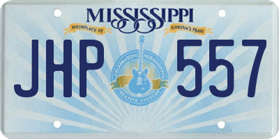 MS license plate JHP557