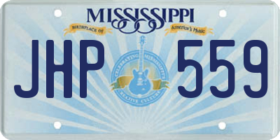 MS license plate JHP559